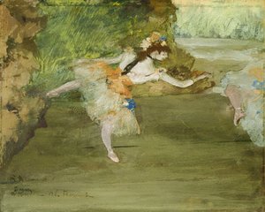 Edgar Degas - Dancer Onstage ca. 1877