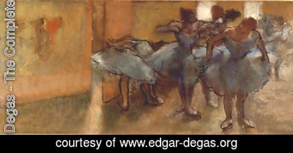 Edgar Degas - Dancers in the Foyer