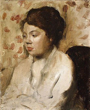 Edgar Degas - Portrait of a Young Woman ca. 1885