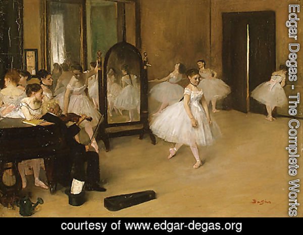 The Dancing Class probably 1871