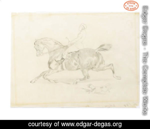 Edgar Degas - Cavalier 2