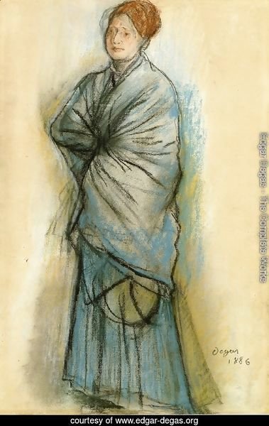 Femme En Bleu (Portrait De Mlle. Helene Rouart)