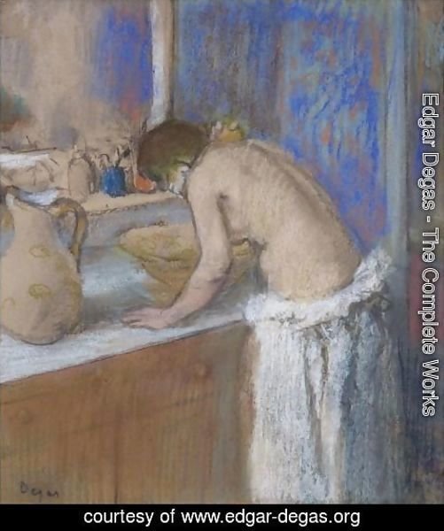 Edgar Degas - La Toilette, Fillette