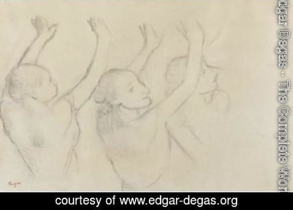 Edgar Degas - Trois Danseuses 2