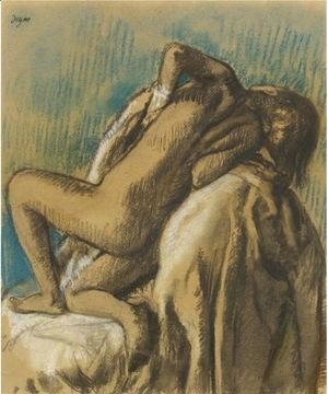 Edgar Degas - Au Repos Apres Le Bain
