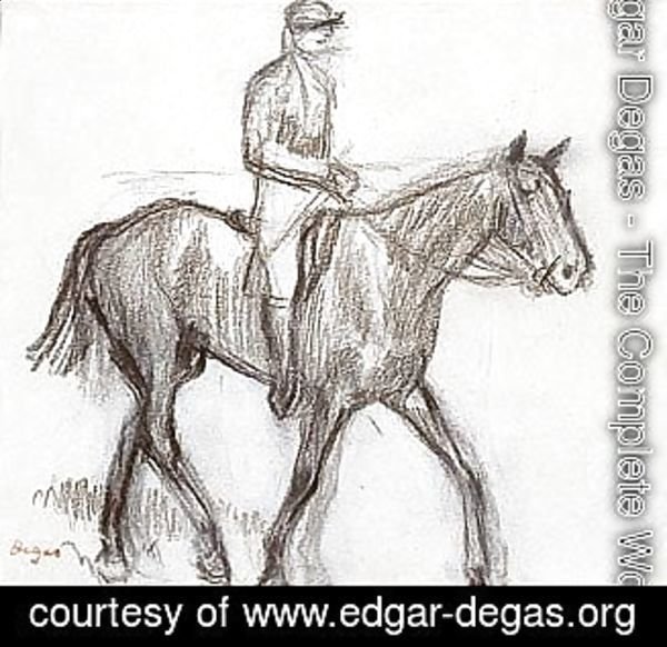 Edgar Degas - Cheval Et Jockey