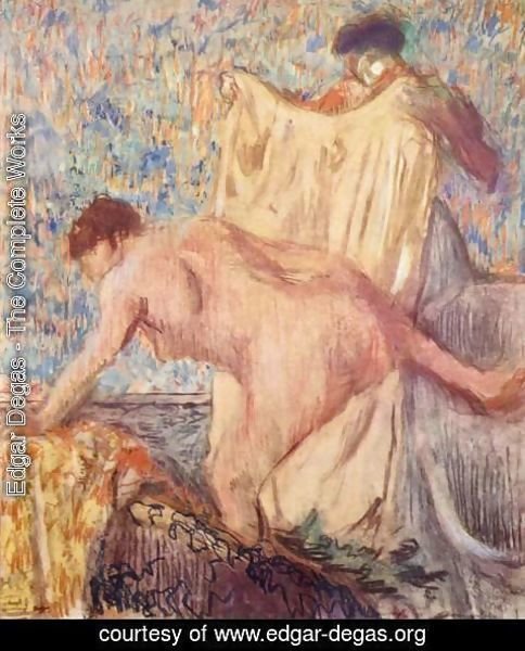 Edgar Degas - Exit from the bathtub