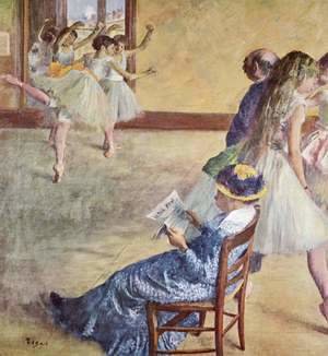 Edgar Degas - During the dance classes at madame Cardinal