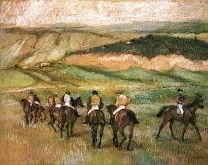 Edgar Degas - Before the Race 2