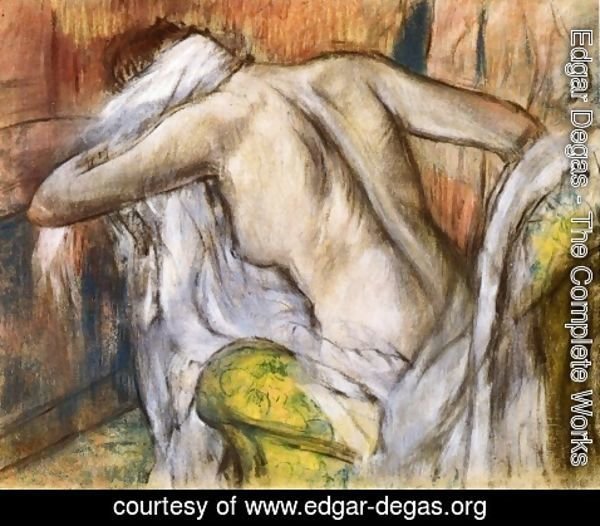 Edgar Degas - After Bathing, Woman Drying Herself 2
