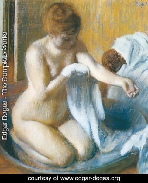 Edgar Degas - After the Bath 4