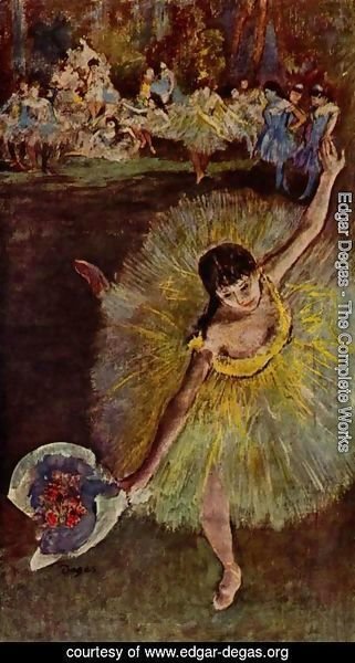 Edgar Degas - Dancer with Bouquet 2