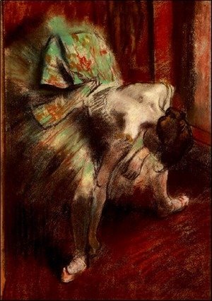 Edgar Degas - Dancer in Green Tutu