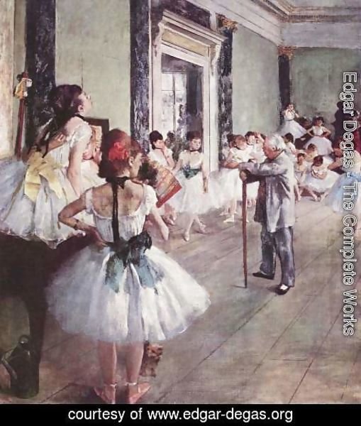 Edgar Degas - The Dance Class 1873-76