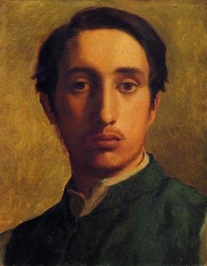 Edgar Degas - Degas In A Green Jacket