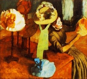 Edgar Degas - The Millinery Shop 1882-86