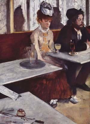Edgar Degas - In a Cafe (The Absinthe Drinker) 1875-76