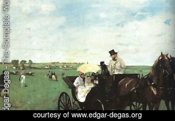 Edgar Degas - At The Races In The Country