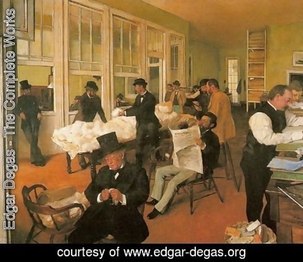 Edgar Degas - Portraits in an Office (New Orleans)