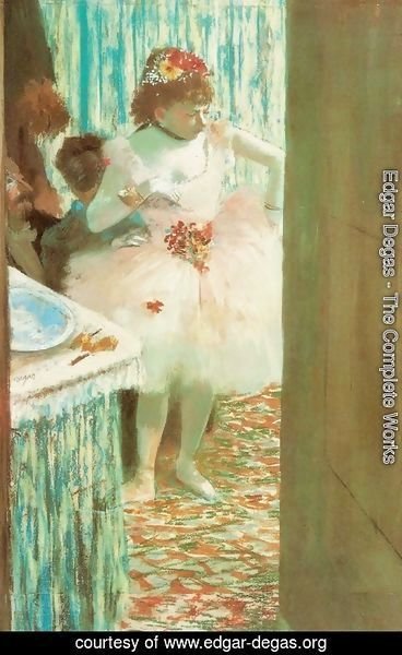 Edgar Degas - Ballet Dancer in Her Dressing Room
