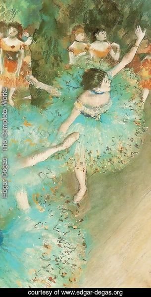 Edgar Degas - Green Dancer