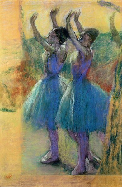 Two Blue Dancers