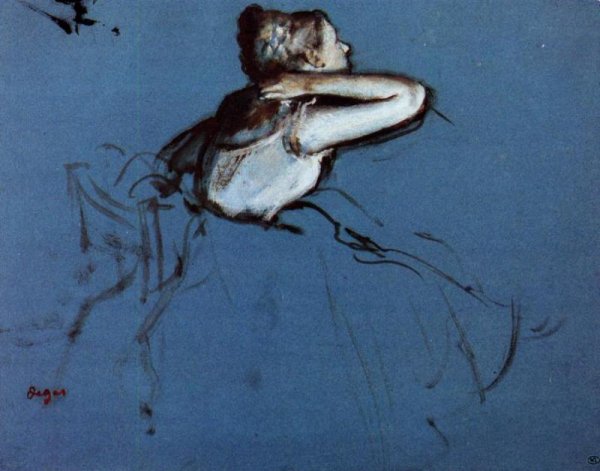 Seated Dancer in Profile