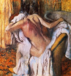 After the Bath, Woman Drying Herself I