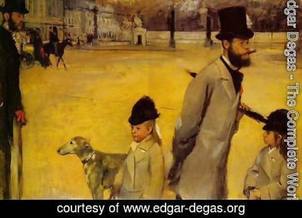 Edgar Degas - Place de la Concorde, 1875