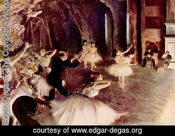 Edgar Degas - Stage Rehearsal, 1878-1879