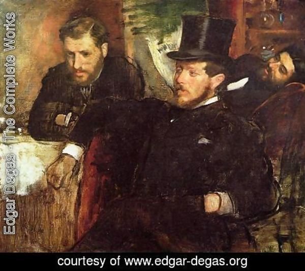Edgar Degas - Jeantaud, Linet and Laine, 1871