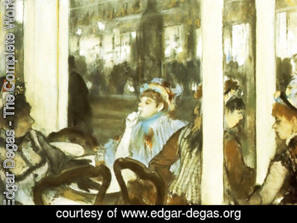 Edgar Degas - Women on a Cafe Terrace, 1877