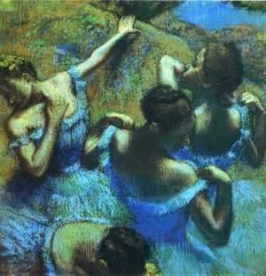 Edgar Degas - Blue Dancers, c.1899