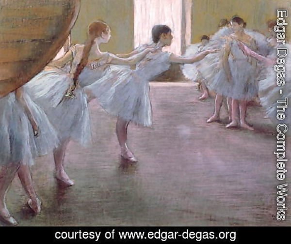 Edgar Degas - Dancers at Rehearsal, , 1875-1877