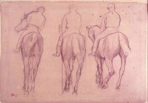 Edgar Degas - Jockeys 2