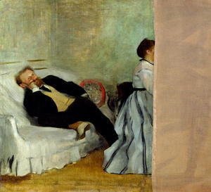 Edgar Degas - Monsieur and Madame Edouard Manet, 1868-69
