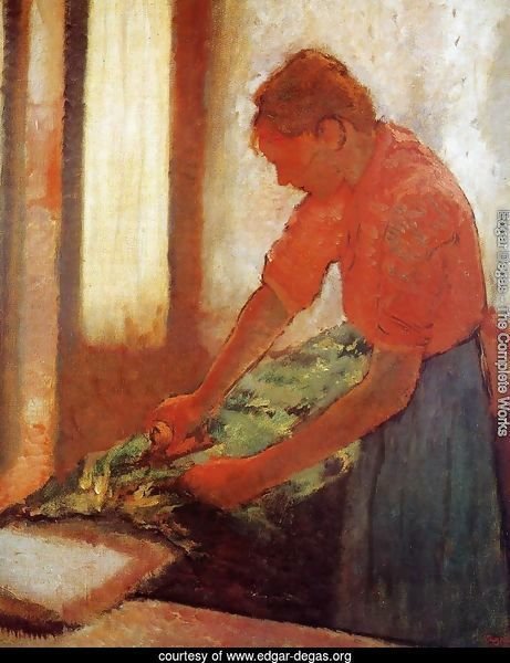 Woman Ironing, c.1885