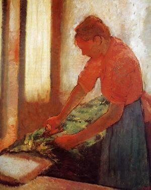 Woman Ironing, c.1885