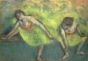 Edgar Degas - Two dancers relaxing