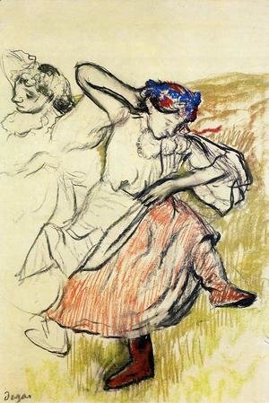 Edgar Degas - Russian Dancers, c.1899