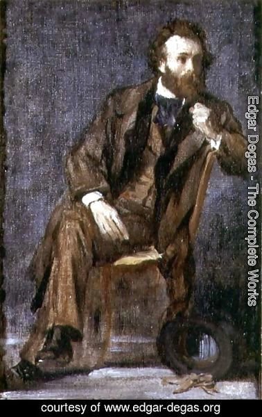 Portrait of Gustav Moreau (1826-98)