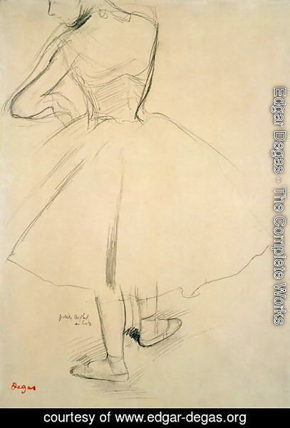 Edgar Degas - Ballet Dancer from Behind