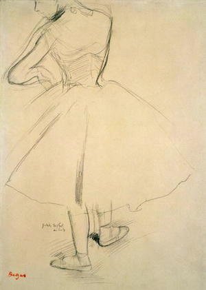 Edgar Degas - Ballet Dancer from Behind