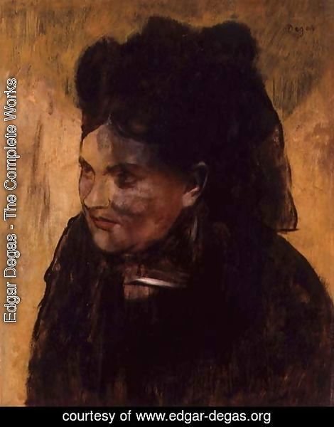 Edgar Degas - Portrait of a Woman, c.1876-80
