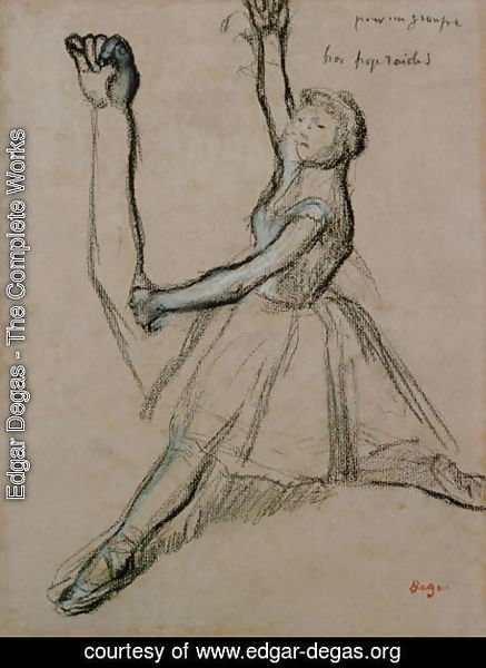 Edgar Degas - Study of a Dancer