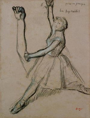 Edgar Degas - Study of a Dancer