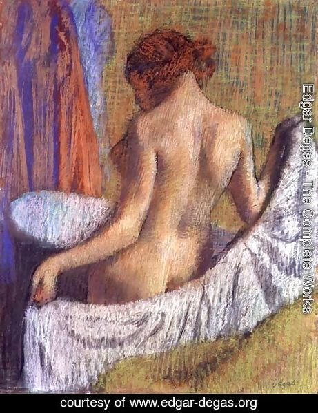 After the Bath, woman with a Towel, c.1885-90