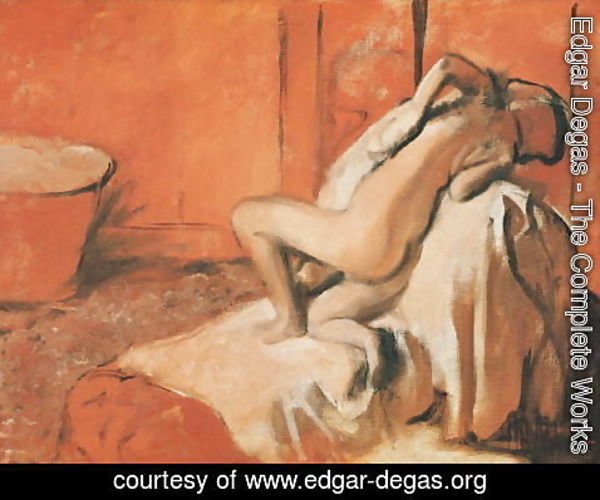 Edgar Degas - After the Bath, c.1896