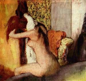 Edgar Degas - After the Bath, Woman Drying her Neck, 1898