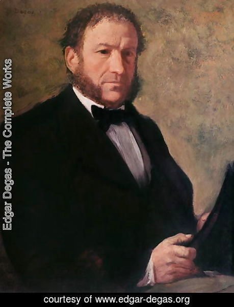 Edgar Degas - Portrait of Monsieur Ruelle, 1861